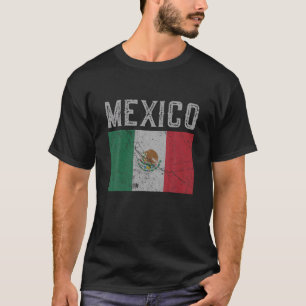 Camiseta Regalo del Orgullo de la Bandera Mexicana Vintage