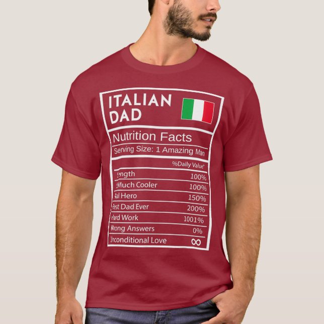 Camiseta Regalo del Orgullo Nacional de Nutrición de Papá I (Anverso)