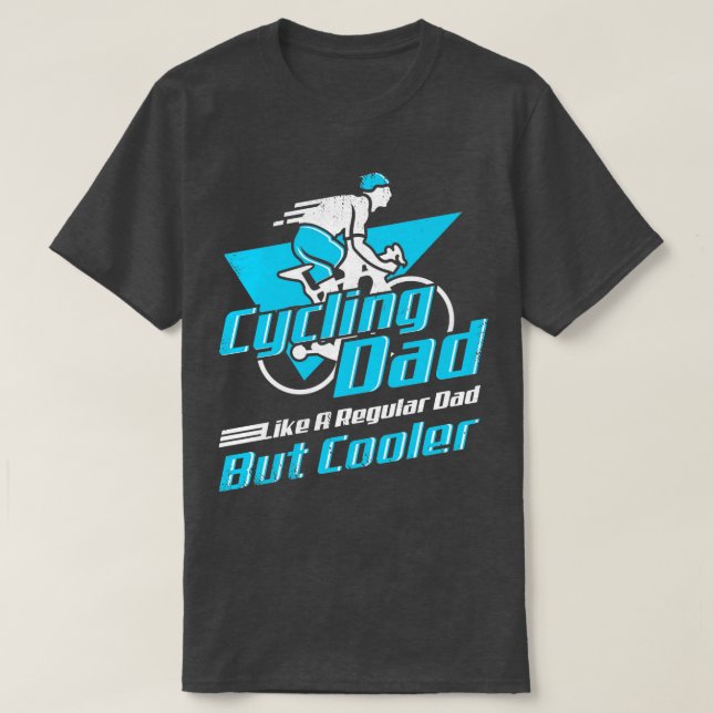 Camiseta Regalo del padre de la bicicleta de bicicleta de b (Diseño del anverso)