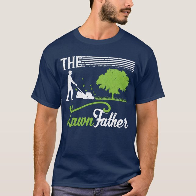 Camiseta Regalo del padre de la ducha del jardín del jardín (Anverso)