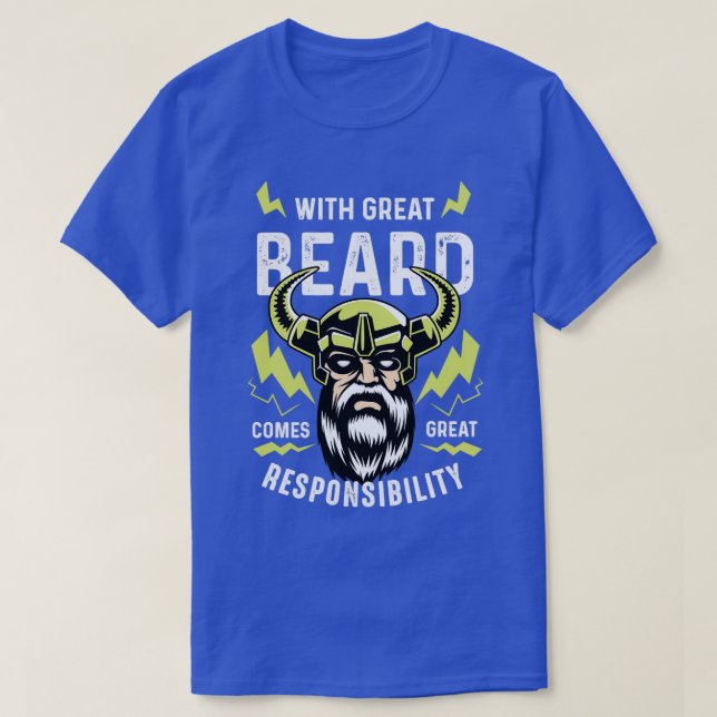 Camiseta Regalo del padre responsable de la gran barba (Diseño del anverso)