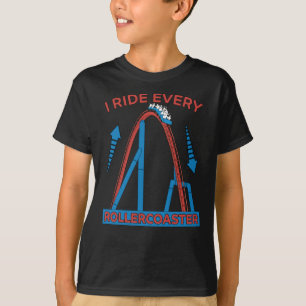 Camiseta Regalo del parque de atracciones Roller Coaster Pa