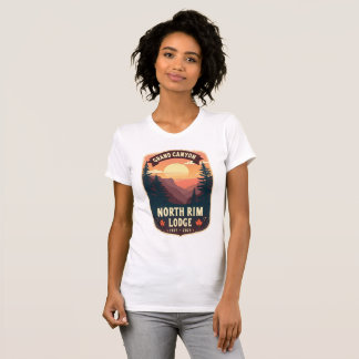 Camiseta Regalo del Parque Nacional Atardecer Retro de Cany