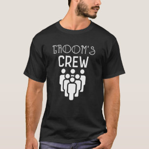 Camiseta Regalo del partido del soltero Groom's Crew Grooms