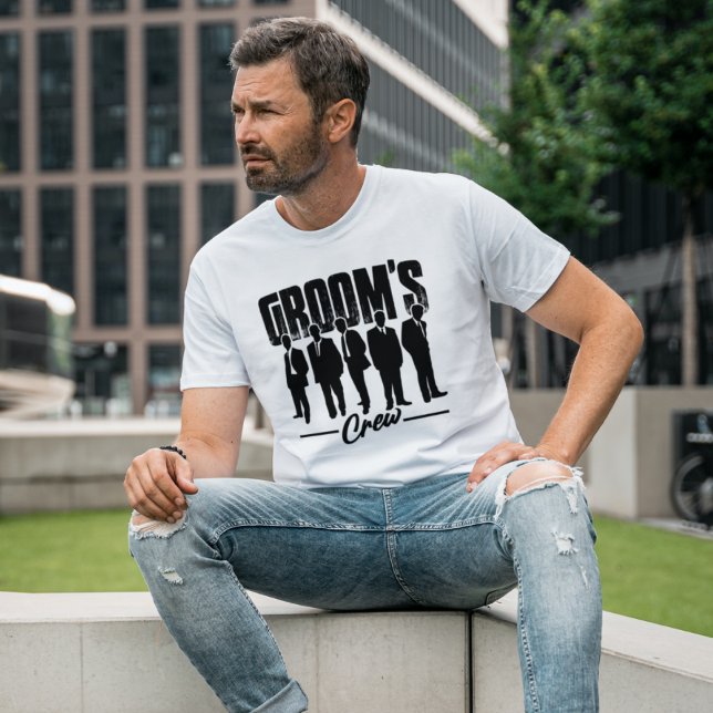Camiseta Regalo del partido del soltero Groom's Crew Grooms (Subido por el creador)