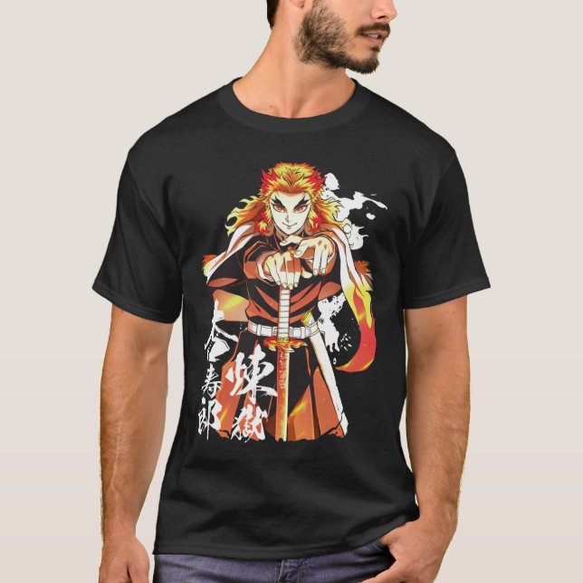 Camiseta REGALO DEL PERSONALIZADO Demon Killer ANIME MANGA (Anverso)