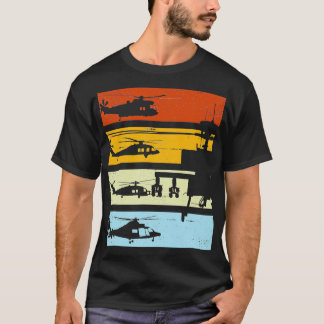 Camiseta Regalo del piloto de helicópteros de época