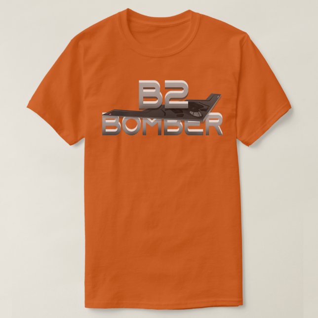 Camiseta Regalo del piloto del avión de bombardeo sigiloso  (Diseño del anverso)