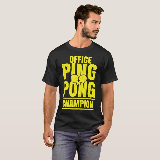 Camiseta Regalo del ping-pong para los campeones de los (Anverso completo)
