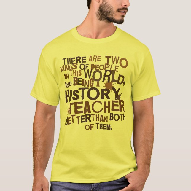 Camiseta Regalo del profesor de la historia (Anverso)