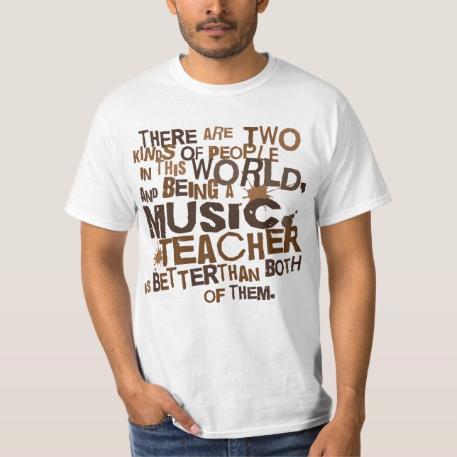Camiseta Regalo del profesor de música (Anverso)