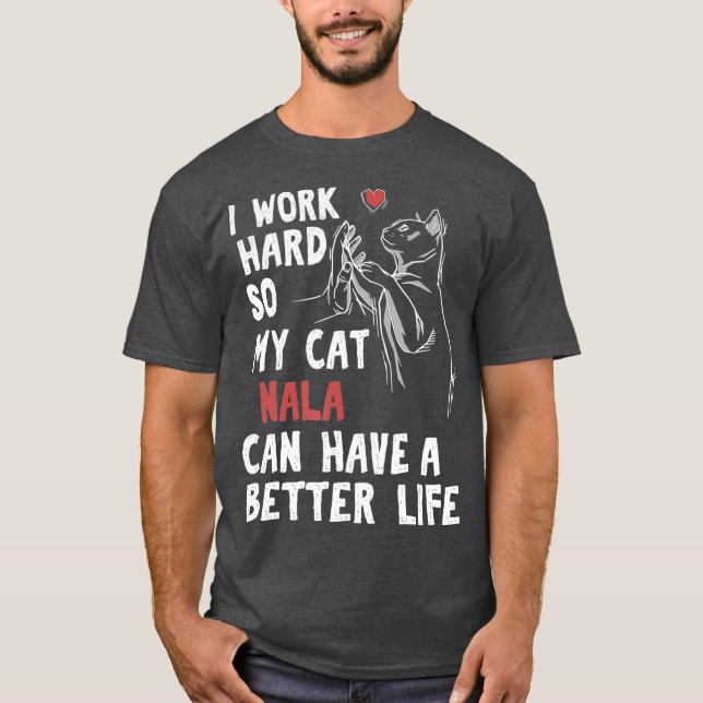 Camiseta Regalo del propietario de la felina Nala Cat Lover (Anverso)