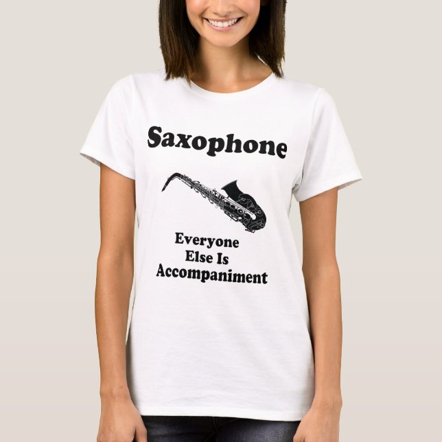 Camiseta Regalo del saxofón (Anverso)