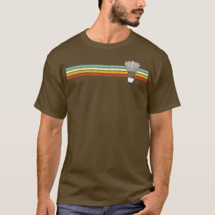 Camiseta Regalo del Shuttlecock Deportivo de Badminton Retr