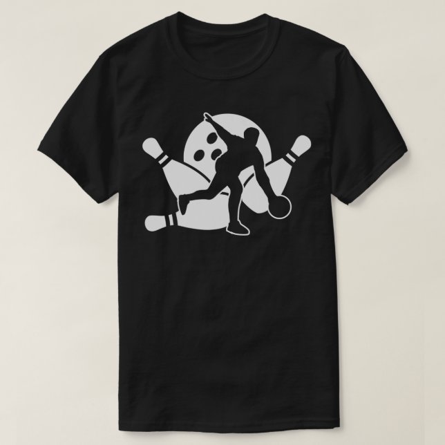 Camiseta Regalo del Torneo Bowling de bolos Bowler (Diseño del anverso)