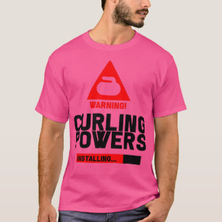 Camiseta Regalo del torneo de brote de piedras de curling d
