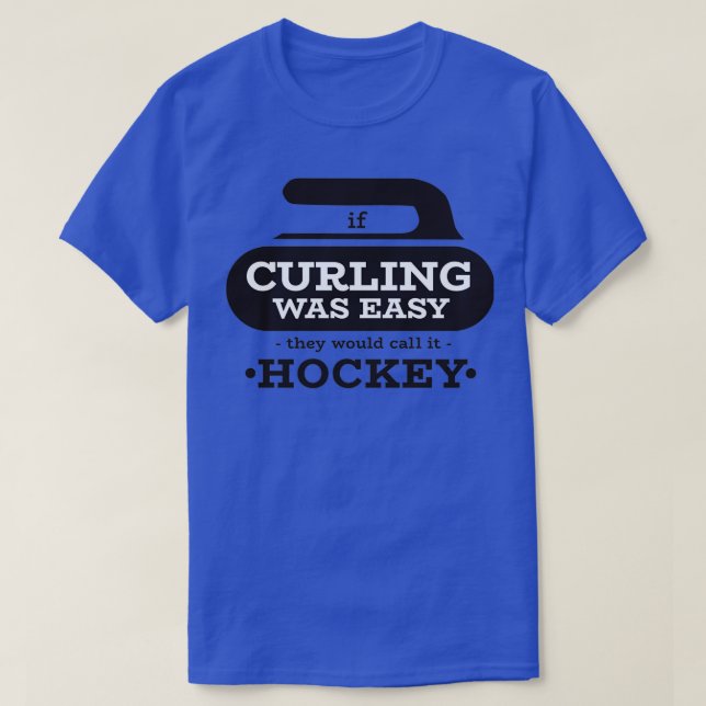 Camiseta Regalo del torneo de brote de piedras de curling d (Diseño del anverso)
