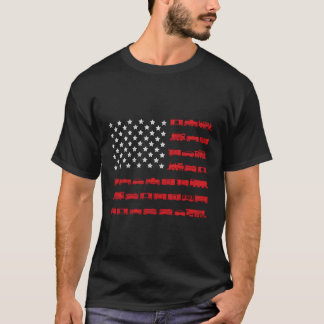Camiseta Regalo del tren de la bandera estadounidense