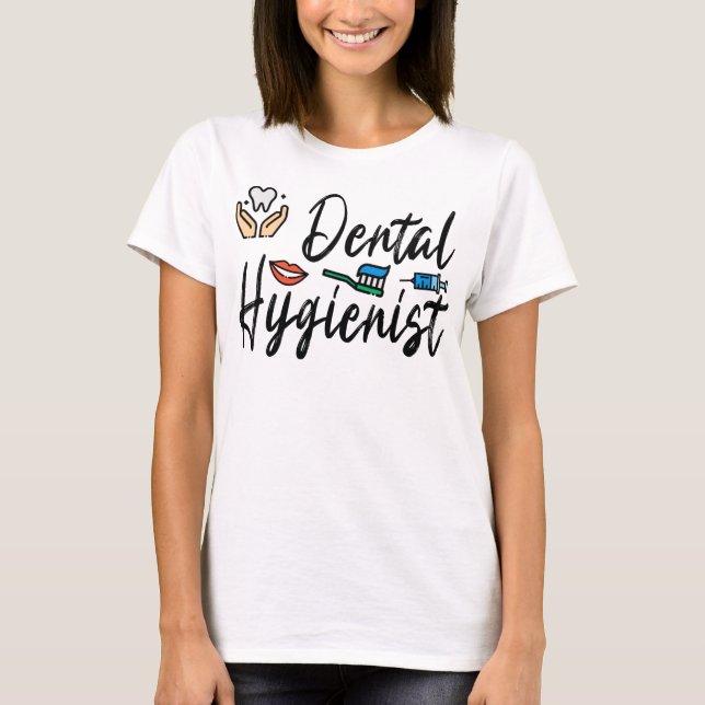 Camiseta Regalo dental higienista dental (Anverso)