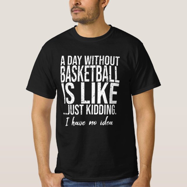 Camiseta Regalo deportivo divertido de baloncesto (Anverso)