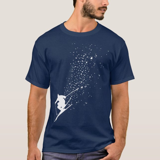 Camiseta Regalo deportivo Freeski para deportes de invierno (Anverso)