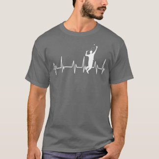 Camiseta Regalo deportivo para bádminton con raqueta o