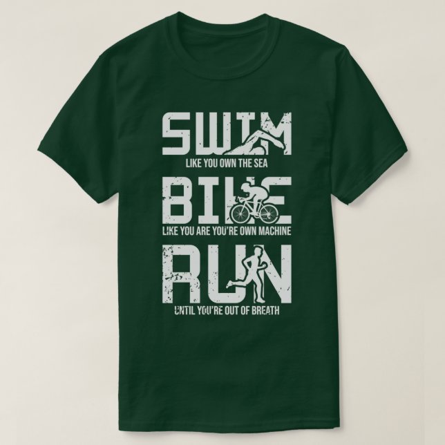 Camiseta Regalo deportivo triatlón 6 (Diseño del anverso)
