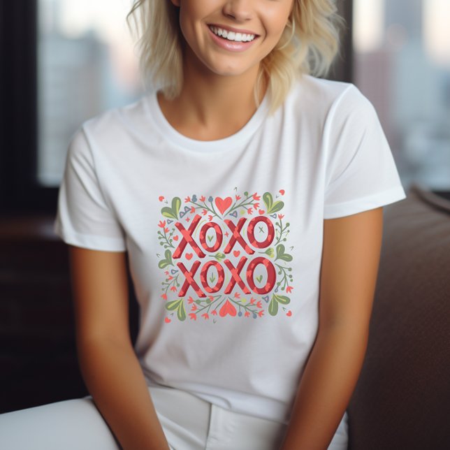 Camiseta Regalo Día de San Valentín XOXO (XOXO Valentines Day Tshirt)