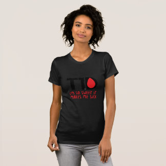 Camiseta Regalo diabético de la diabetes de T1D