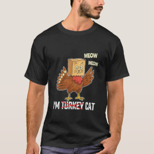 Camiseta Regalo divertido de Acción de Gracias para gatos -