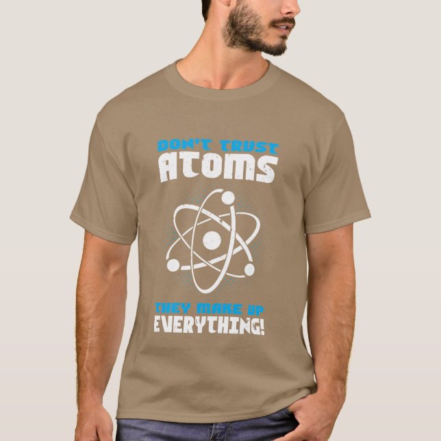 Camiseta Regalo divertido de átomos de ciencia (Anverso)