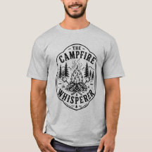 Regalo divertido de aventura en fogata de camping,