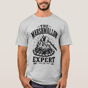 Camiseta Regalo divertido de aventuras en camping con malva