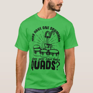 Camiseta Regalo divertido de batería para banda de marcha e
