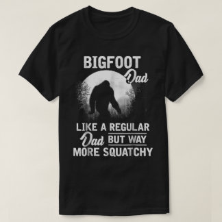 Camiseta Regalo divertido de Bigfoot Papá Sasquatch