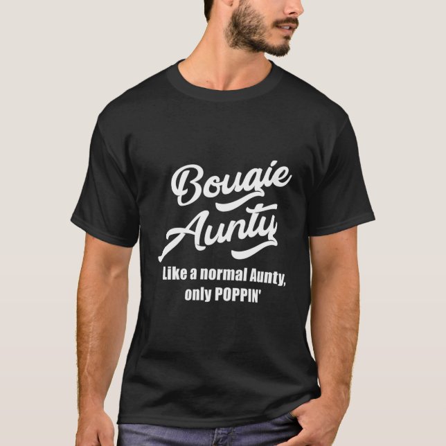 Camiseta Regalo divertido de Bougie Tía Favorita (Anverso)