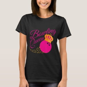 Camiseta Regalo divertido de Bowling Queen para Chicas Bowl