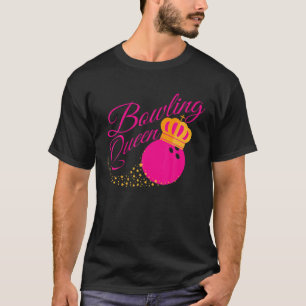 Camiseta Regalo divertido de Bowling Queen T para Chicas Bo