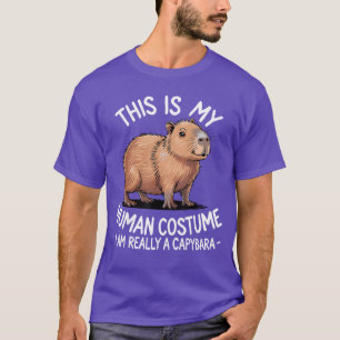 Camiseta Regalo divertido de capybara con disfraz