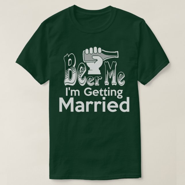 Camiseta Regalo divertido de cerveza para el novio de la de (Diseño del anverso)