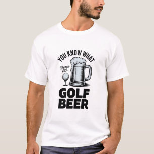 Camiseta Regalo divertido de cerveza para golfistas humor d