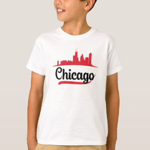 Camiseta Regalo divertido de Chicago USA City Cityscape Sky