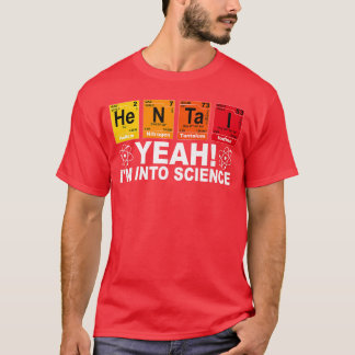 Camiseta Regalo divertido de ciencia y anime amante de hent