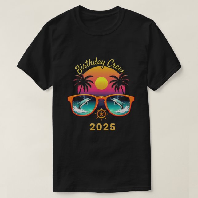 Camiseta Regalo divertido de crucero de la tripulación de c (Diseño del anverso)