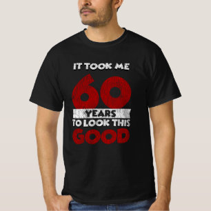 Camiseta Regalo Divertido de Cumpleaños 60 Años Antigüedad