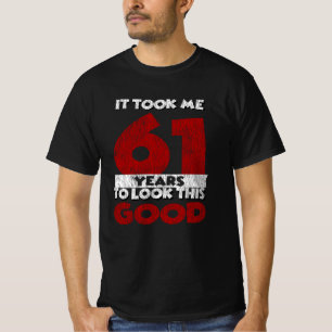 Camiseta Regalo Divertido de Cumpleaños 61 Años Antiguo