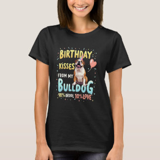 Camiseta Regalo divertido de cumpleaños para perro Bulldog