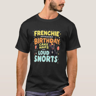Camiseta Regalo divertido de cumpleaños perro Bulldog Franc