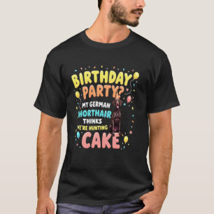 Camiseta Regalo Divertido de Cumpleaños Perro Pointer de Pe
