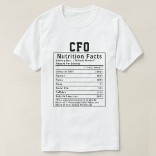 Camiseta Regalo divertido de datos nutricionales para el di